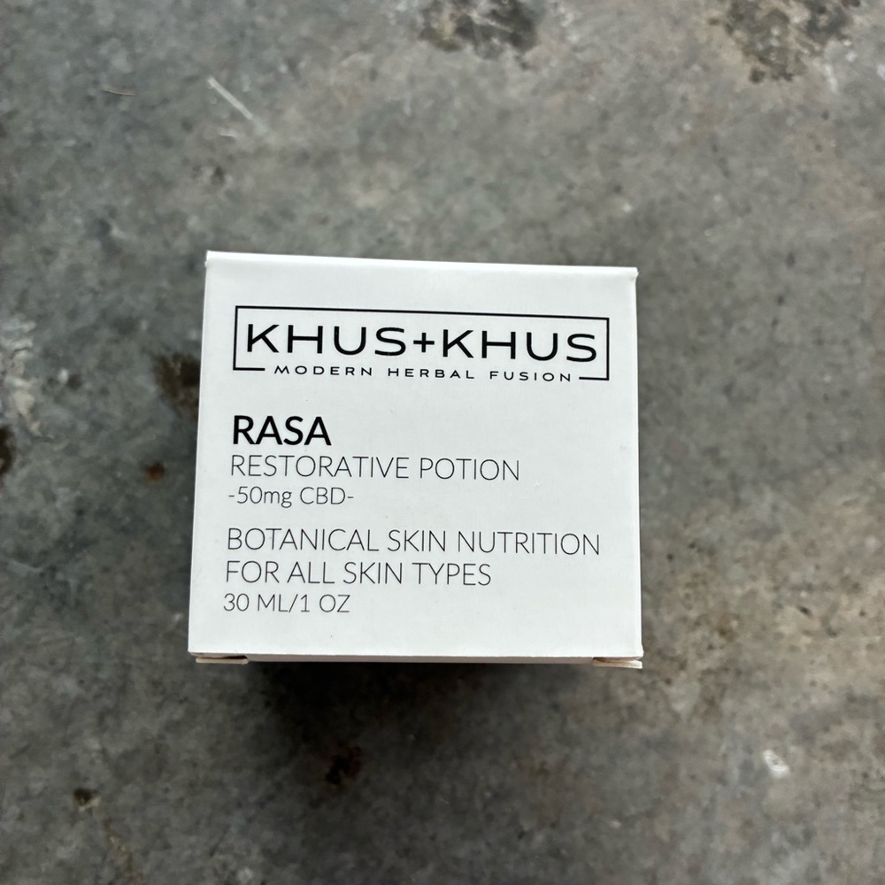 KHUS + KHUS vegan organic RASA Restorative Potion cbd botanical oil moisturizer